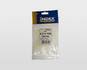 PVC laces 2.5x100-Metal-Flex